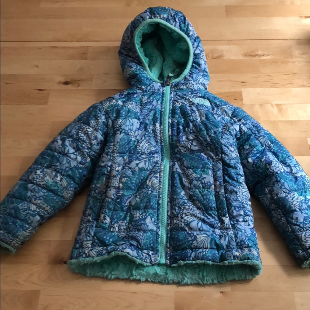 The North Face toddler reversible winter coat